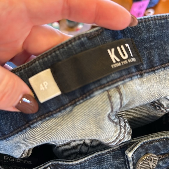 Kut From the Kluth Donna Fab Ab Ankle Skinny Petite High Rise 4P EUC - Picture 5 of 8